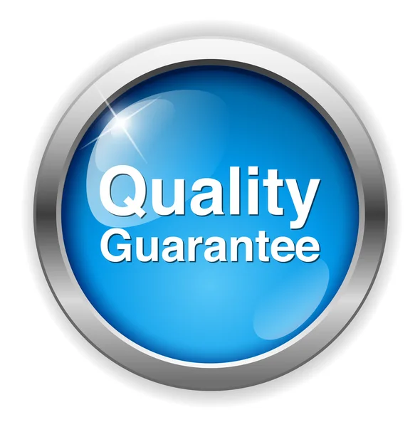Botão de garantia de qualidade —  Vetores de Stock