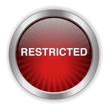 Kısıtlı düğme simgesi