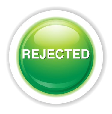 Düğme simgesi reddetmek