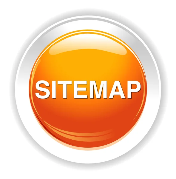 Pictogram van de knop sitemap — Stockvector