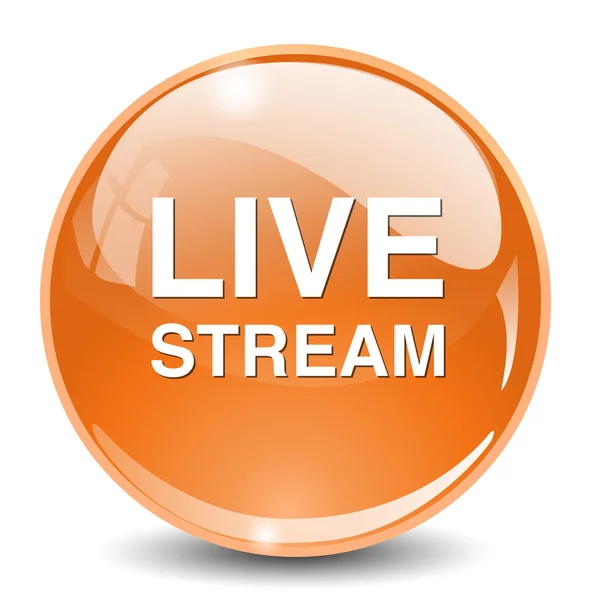 Live stream pictogram — Stockvector