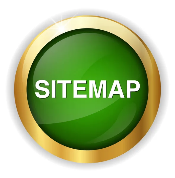 Sitemap gomb ikon — Stock Vector