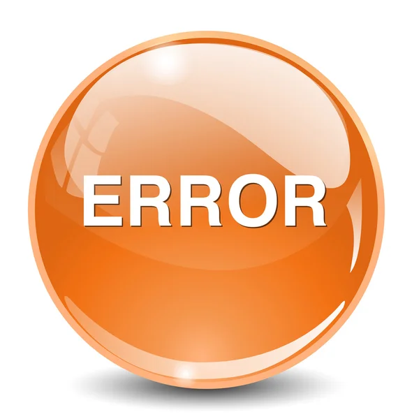 Error icono web — Vector de stock