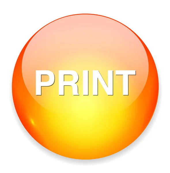 Print web icon — Stock Vector