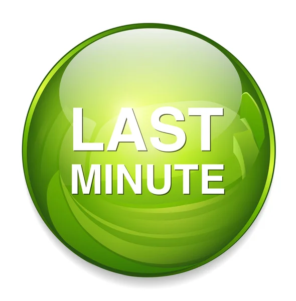 Last minute icon — Stock Vector