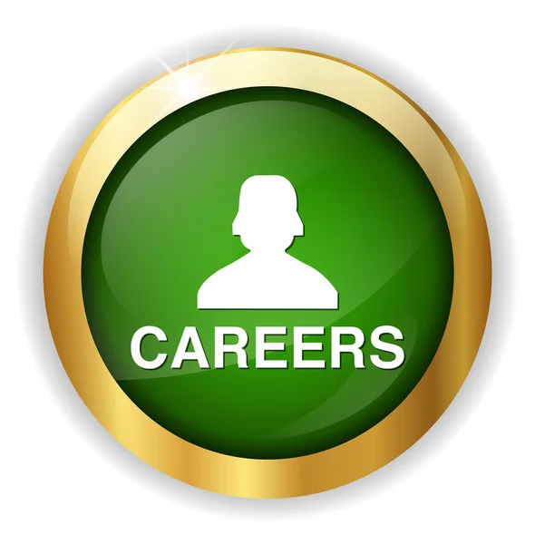 Career button icon — Stock Vector