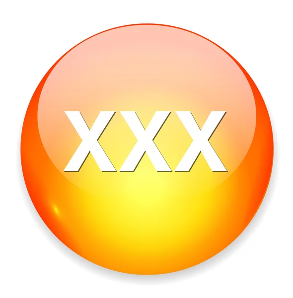 Xxx web icon — Stock Vector