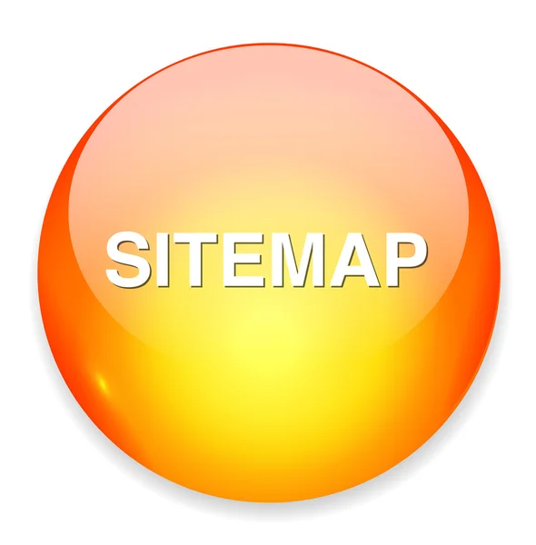 Sitemap button icon — Stock Vector