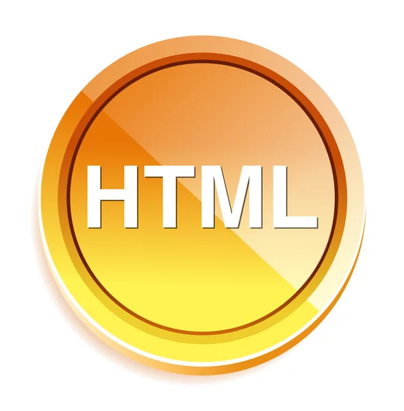 HTML işareti simgesi — Stok Vektör