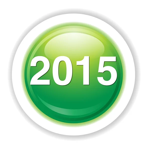 New year 2015 icon — Stock Vector