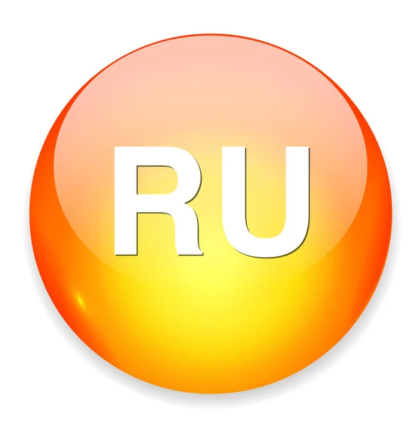 Bouton signe russe — Image vectorielle