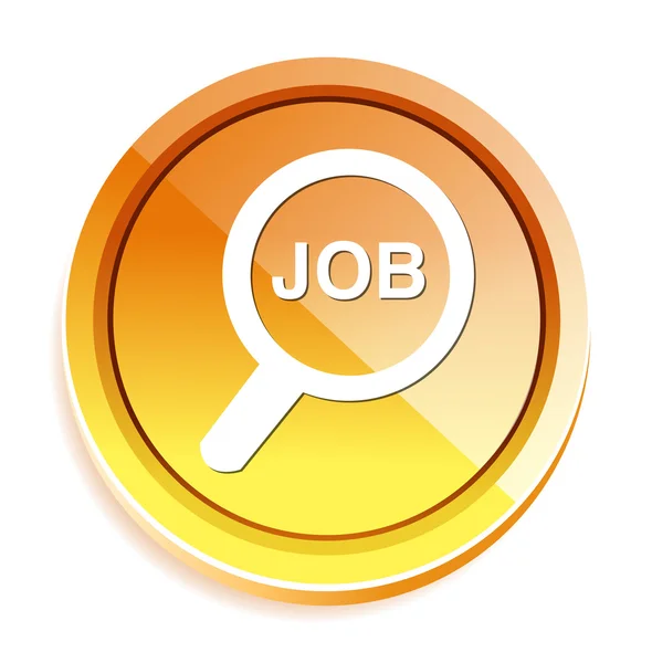 Job search button — Stock Vector