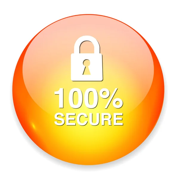 Padlock secure icon — Stock Vector