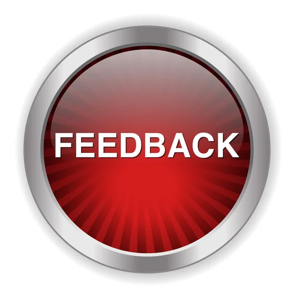 Feedback button icon — Stock Vector