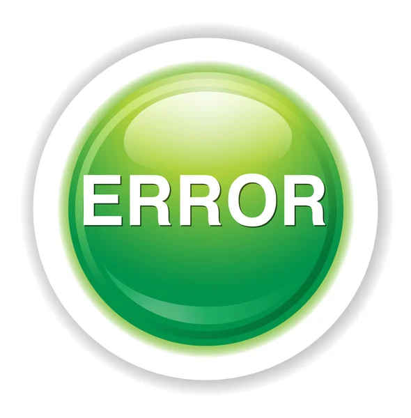 Error icono web — Vector de stock