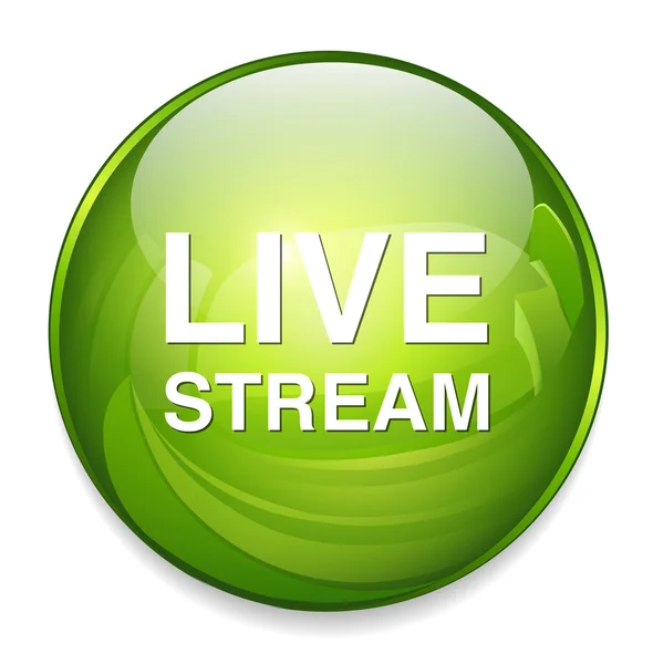 Live stream icon — Stock Vector