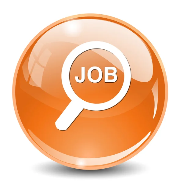 Job search button — Stock Vector
