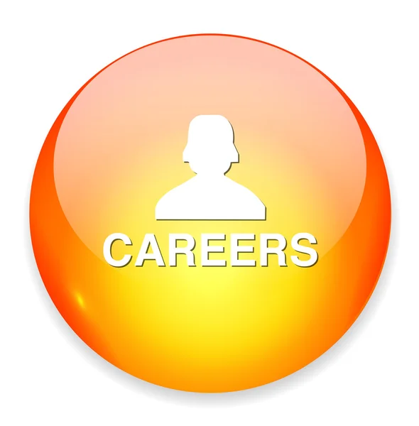 Career button icon — Stock Vector
