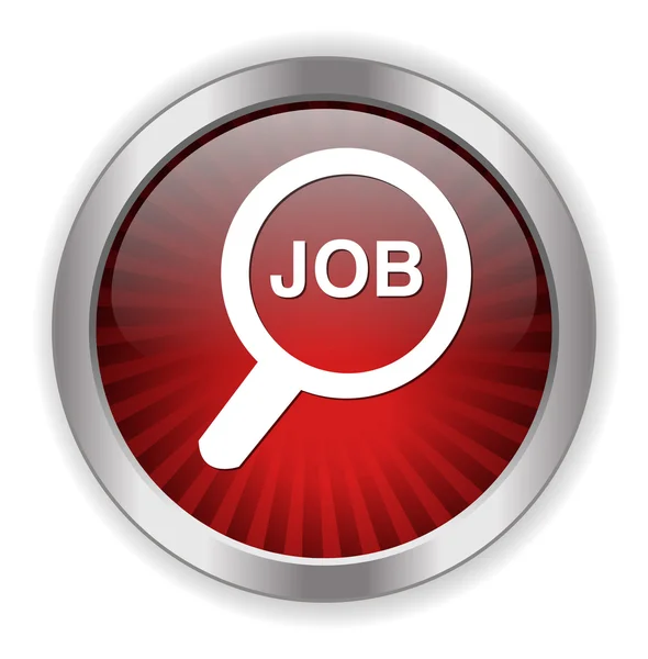 Job search button — Stock Vector