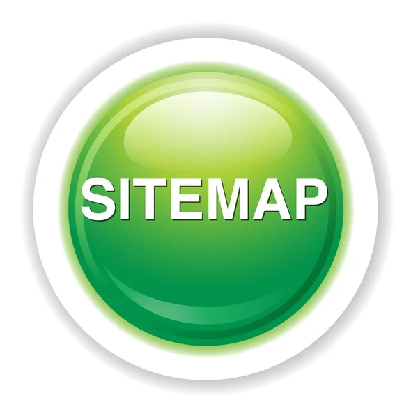 Sitemap gomb ikon — Stock Vector