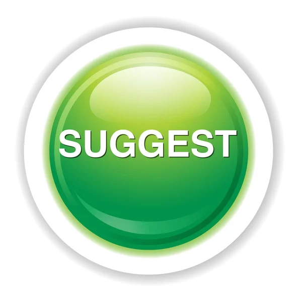 Suggest button icon — Stock Vector