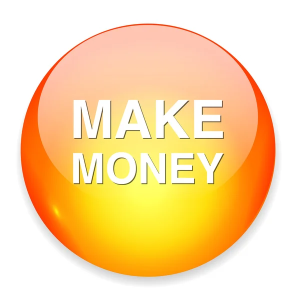 Make money icon — Stock Vector