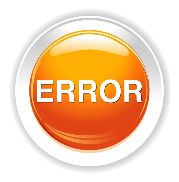 Error icono web — Vector de stock