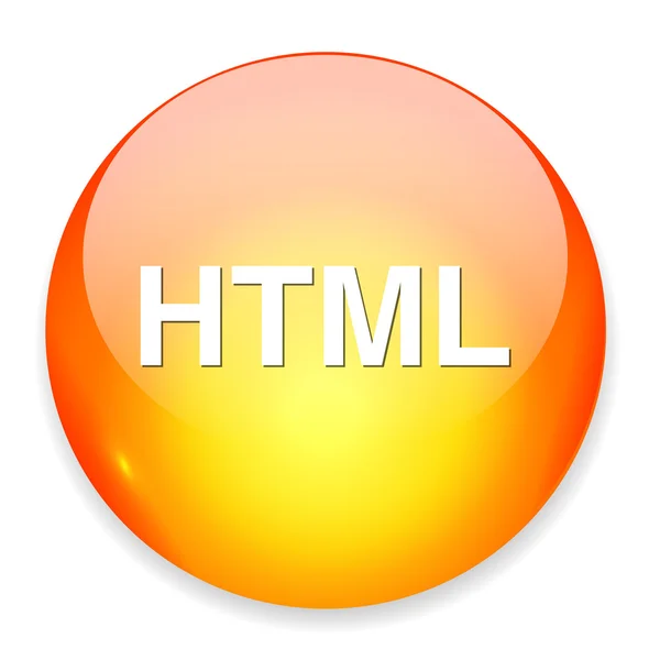 HTML işareti simgesi — Stok Vektör