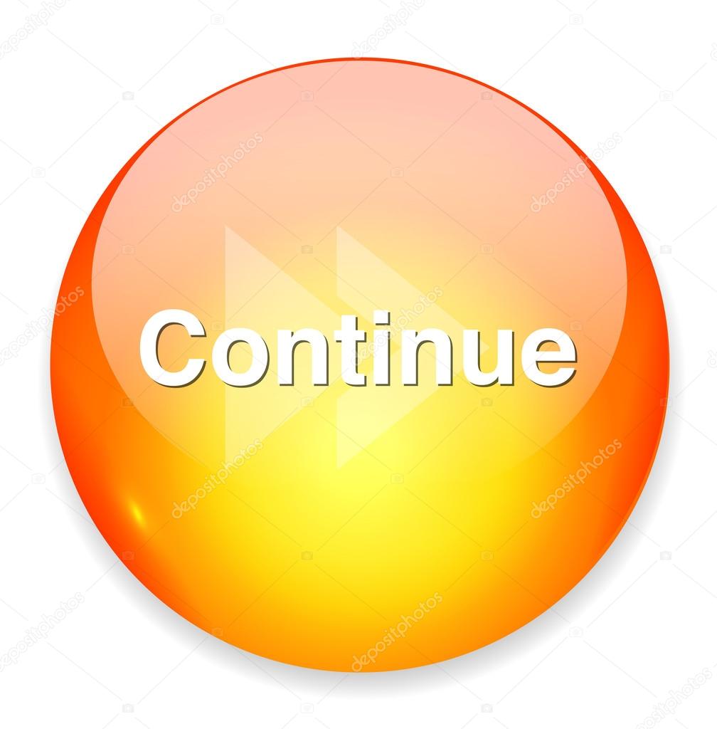  Continue Button Icon Stock Vector Sarahdesign85 70298869