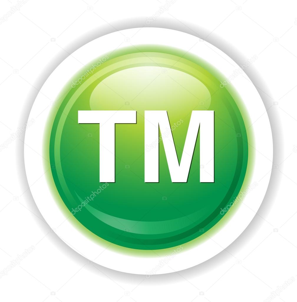 Trademark button icon