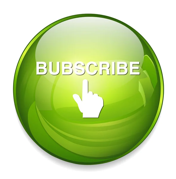 Subscribe button icon — Stock Vector