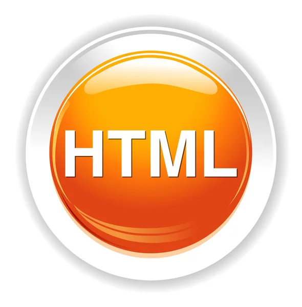 HTML-teken pictogram — Stockvector