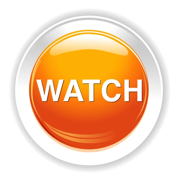 Watch button icon — Stock Vector