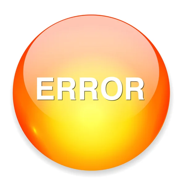 Error icono web — Vector de stock