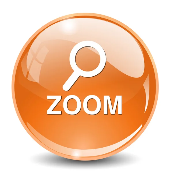 Zoom icône web — Image vectorielle