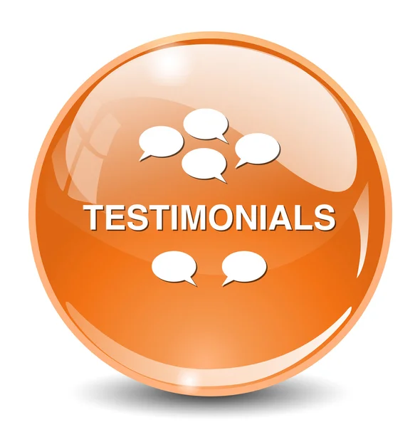 Testimonials web icon — Stock Vector