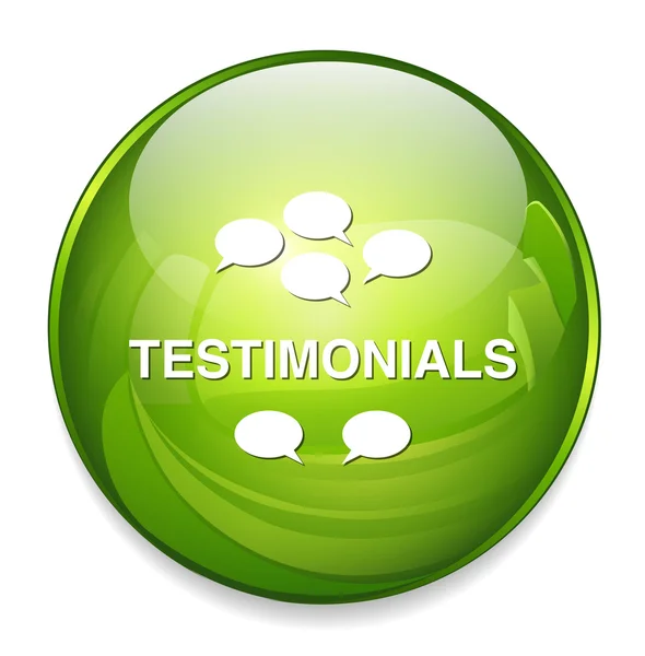 Testimonials web icon — Stock Vector