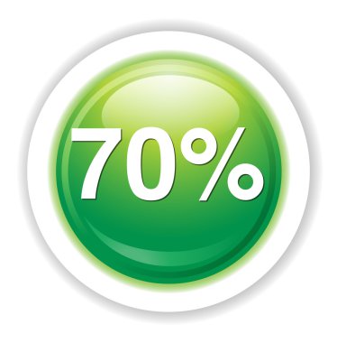 yüzde 70'i simgesi