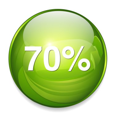 yüzde 70'i simgesi