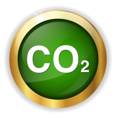 Carbon dioxide icon clipart