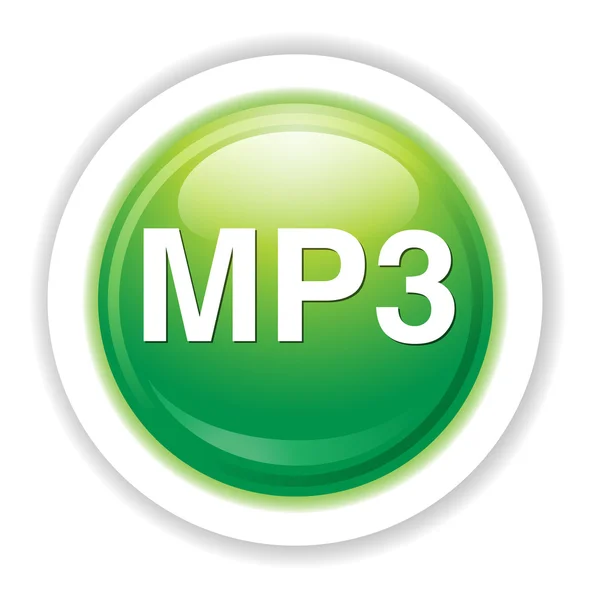 Mp3-Websymbol — Stockvektor