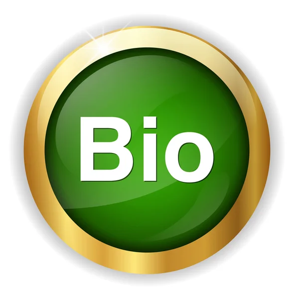 Bio icono web — Vector de stock