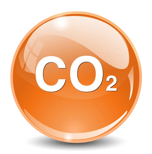 Carbon dioxide icon — Stock Vector