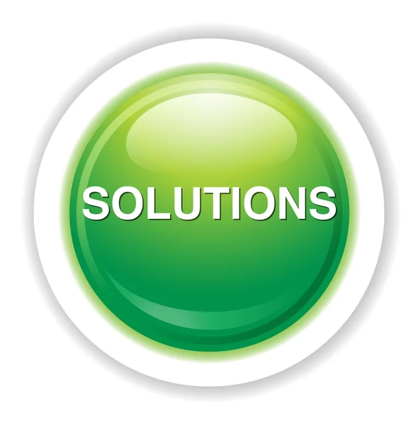 Solutions web icon — Stock Vector