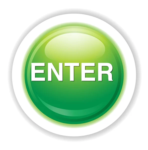 Enter button icon — Stock Vector