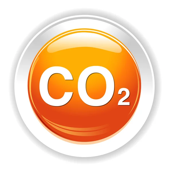 Carbon dioxide icon — Stock Vector