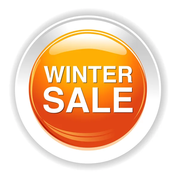 Winter sale icon — Stock Vector