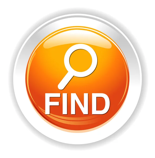 Find button icon — Stock Vector