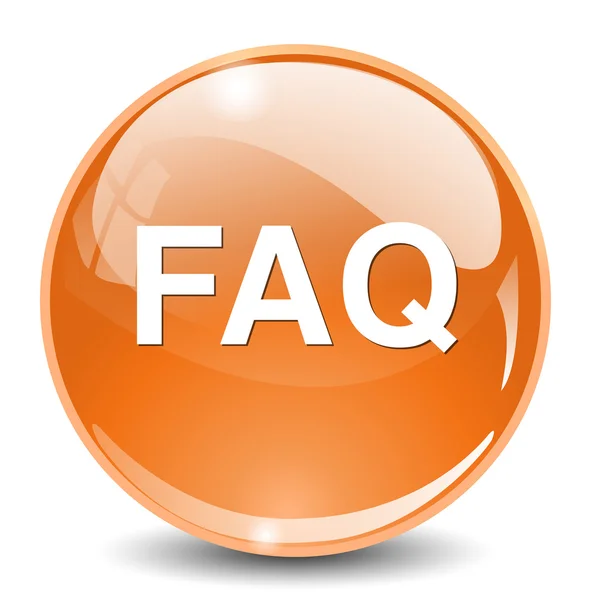 Frequently asked questions icon — Stock Vector