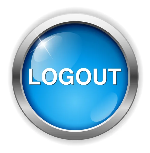 Веб-иконка Logout — стоковый вектор